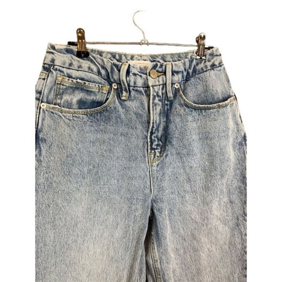Good American Good Ease Relaxed Fit Jeans Stonewash Size 2 / 26 - Picture 2 of 11